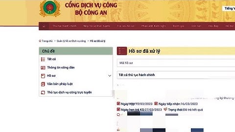 Cách kiểm tra tình trạng xử lý hồ sơ trên Cổng dịch vụ công quốc gia Mới Nhất