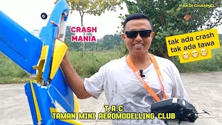 PESAWAT PIPER JET RC HOME MADE HANCUR