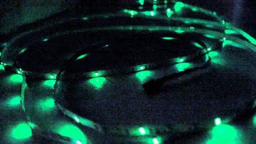TIP31C Sound reactive circuit on 5m LED strip