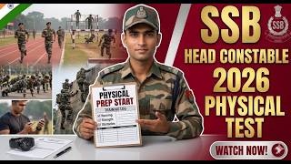 SSB Head Constable PST/PET 2026: Physical Standards &amp; Efficiency Test Details | Crakify