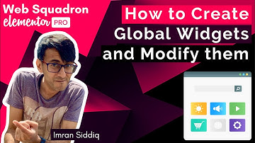 Elementor - How to create Global Widgets