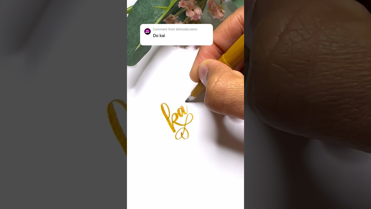 Let’s write ‘KAI’🔆 