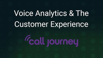Voice Analytics and the Customer Experience