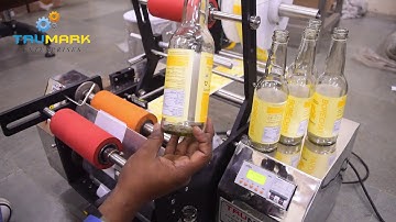 Semi automatic labeling machine- Bottiglia Etichettatrice