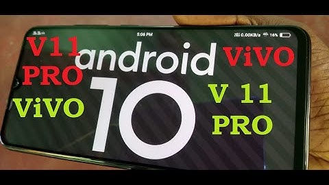 vivo V11 PRO  Updating  Android 10  with  FunTouchOS 10  in Tamil