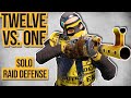 WHEN a ZERG CAME TO RAID ME [12 vs 1 Raid Defense] | Rust Solo Survival (3 of 3)