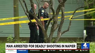 Man arrested for deadly shooting in Napier