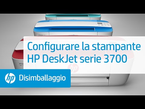 Configurare la stampante HP DeskJet serie 3700 | @HPSupport