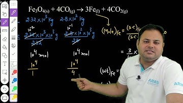 Consider the following reaction occurring in the blast furnace.Fe3O4( s)+4CO(g)→3Fe(l)+4CO2( g)