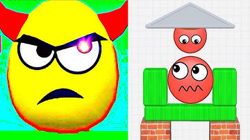 Draw to Smash Puzzle Game VS Hide Ball Brain Teaser Logic || Gameplay Max Levels Weekend!