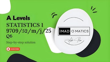 9709/52/M/J/25 | Q6 | A levels | PROBABILITY & STATISTICS 1 | PERMUTATIONS & COMBINATIONS