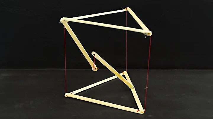 How to make an Anti gravity suspension structure? - Tensegrity structure