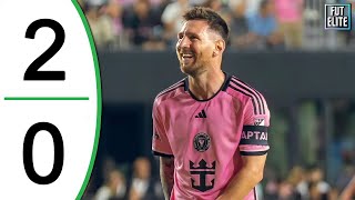 Inter Miami vs Real Salt Lake 2-0 Highlights & Goals | LIONEL MESSI 1A