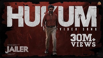 JAILER - Hukum Video Song | Superstar Rajinikanth | Sun Pictures | Anirudh | Nelson