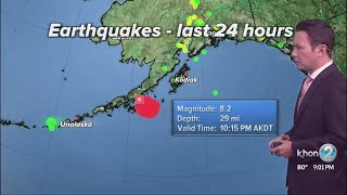 Hawaii under Tsunami Watch after 8.1 earthquake off Alaska