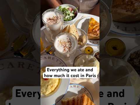 Everything we ate and hoe much it cost in Paris in 36 hours! #parisfood #travelfoodie #paristravel