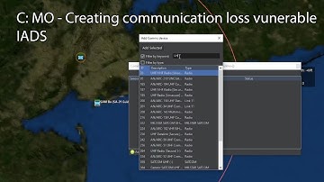 C: MO - Creating Communication loss vulnerable IADS
