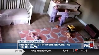 Anchoring your TV before an accident