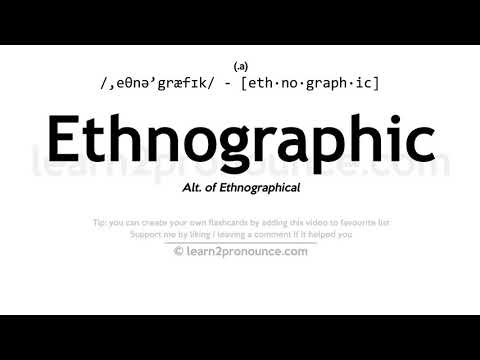 Video: Kuidas sa etnograafiat teed?