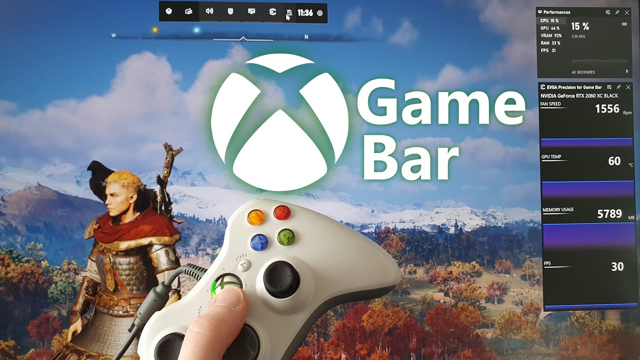 La Game Bar de Windows 10 🎮 Une bonne barre ... de jeu !