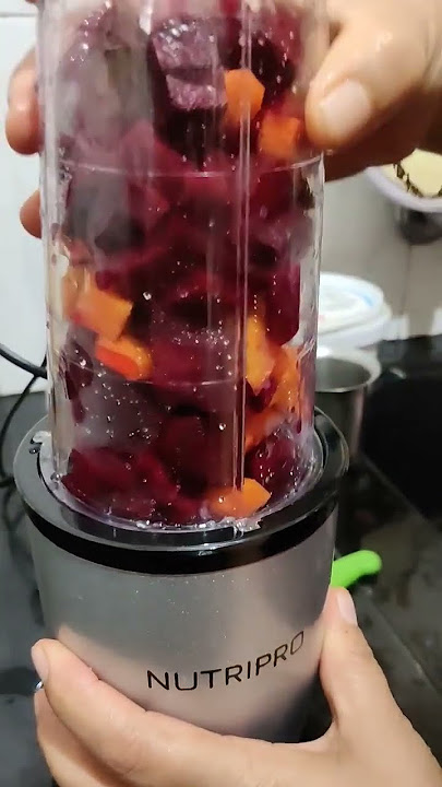 NutriPro Juicer Mixer Grinder/beatroot carrots lemon 🍋 juice with out water