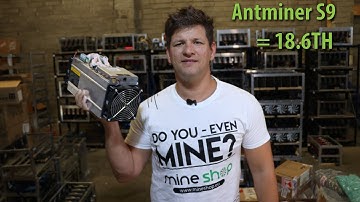 Antminer S9 18.6TH with custom firmware from Dollemizer !!??