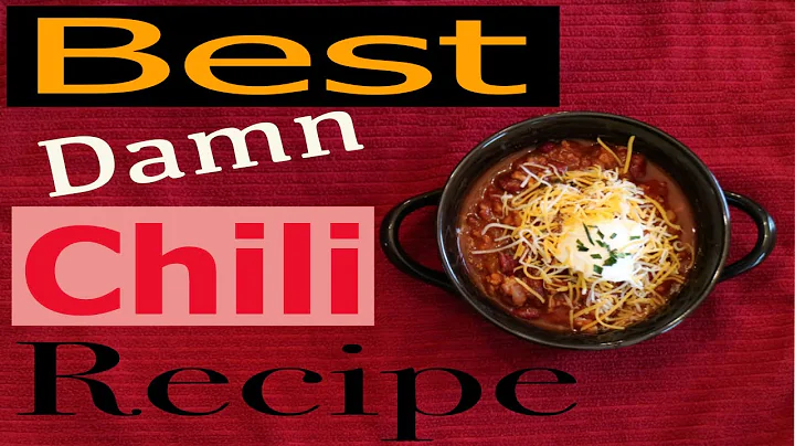The Best Damn Chili Recipe Ever