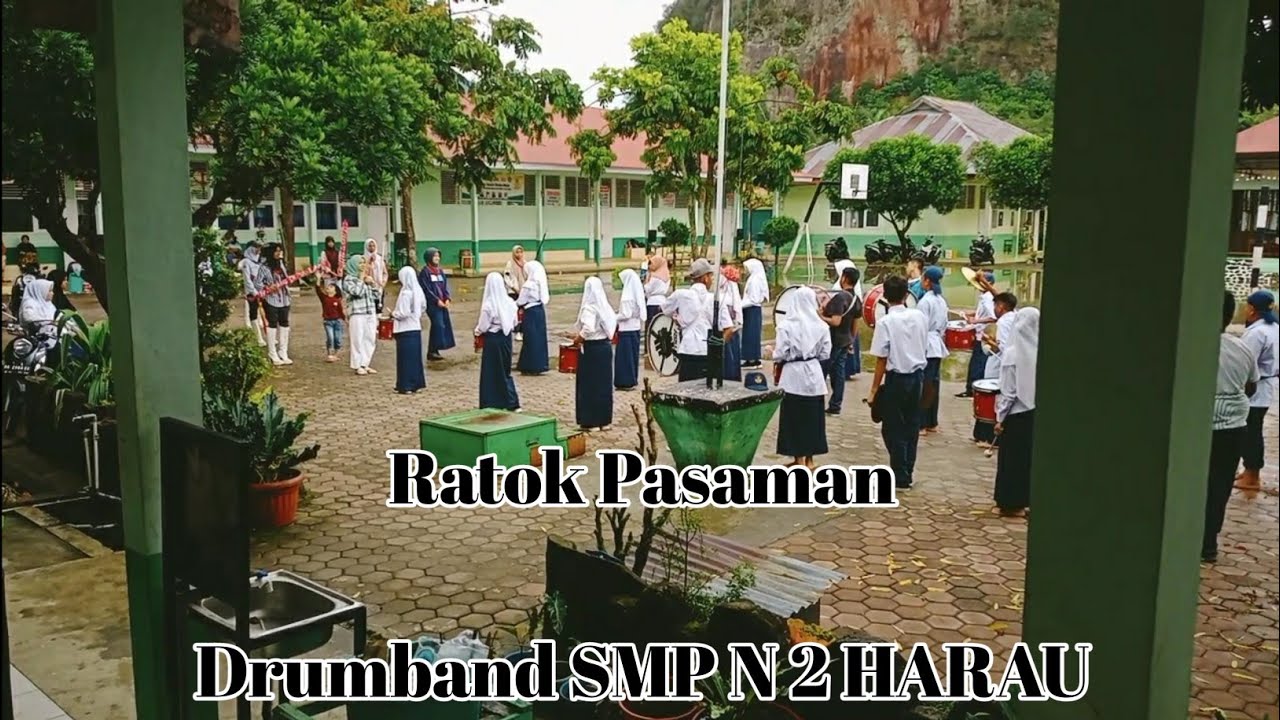 Ratok Pasaman  - Drumband SMP N 2 HARAU (Latihan)