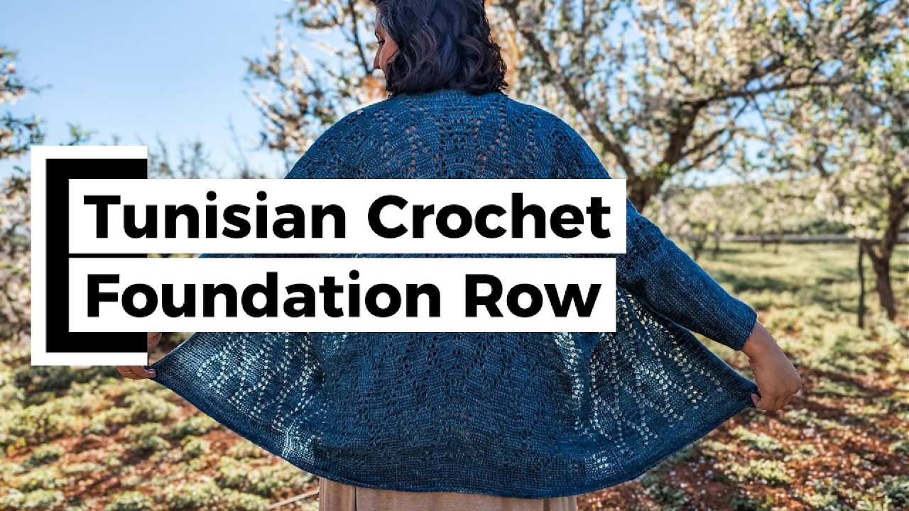 Чистое начало: пошаговое руководство по вязанию базового ряда тунисским крючком