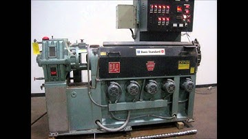 davis standard extruder test  run