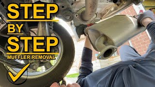 How To Remove a Muffler on a Subaru Forester 2019 - 2024
