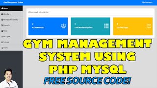 Gym Management System using PHP MySQL | Free Source Code Download screenshot 2