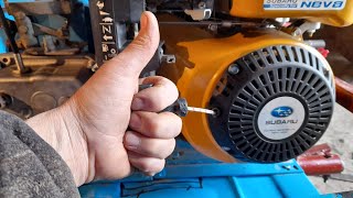 Замена шнура ручного стартера двигателя мотоблока Нева МБ-2