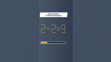 Move Only 1 Matchstick To Fix The E #shorts