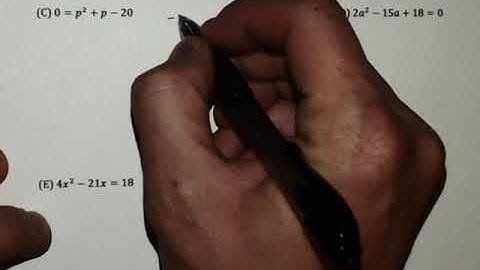 9 4 Solving Quadratics by Factoring Video