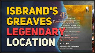 Isbrands Greaves Legendary Armor Location The Blood of Dawnwalker