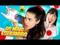 PROVANDO PRODUTOS JAPONESES MEGA ESTRANHOS! *minha pele aguenta*?