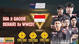 HATRICK! INA 2 Menggila, Dapatkan 3x WWCD | PUBG Mobile SEA Games 2023 Kamboja