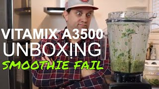 VITAMIX A3500 UNBOXING/FIRST SMOOTHIE | BRIAN&#39;S KITCHEN