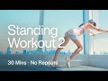 No jumping standing workout at home  vol 2