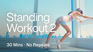 No Jumping Standing Cardio 30 Min Workout at Home - Vol 2