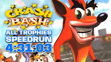 Crash Bash - All Trophies Speedrun - 4:31:03