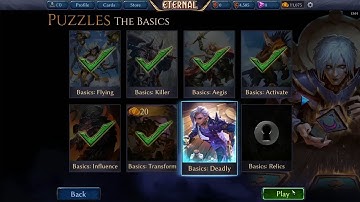 Eternal Card Game - Basic Puzzle