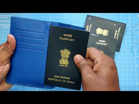 Not So Goood Passport Cover From Passport Seva Kendra for 500 Rs - unboxing passport leather pouch