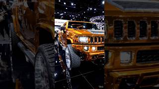 Custom Hummer Limo Truck – Chrome Gold Beast #luxoramotors #automobile #carreview #futurecars