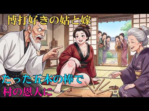ギャンブル狂いだと笑われていた姑と嫁、まさかそれが家を救う天から授かったお守りだったとは | 江戸人情ばなし