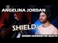 ANGELINA JORDAN - Shield | Singer Singwriter REACTION