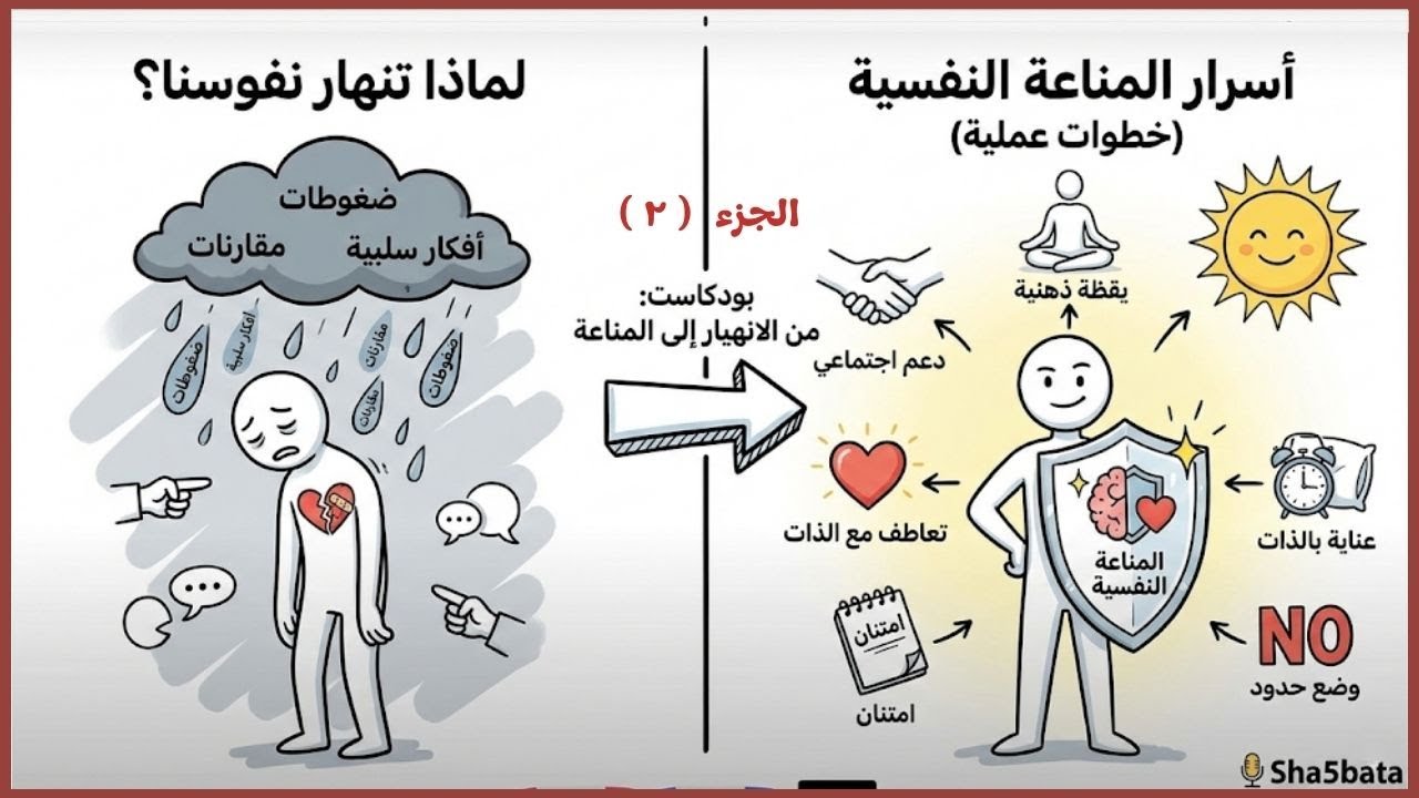 لماذا تنهار نفوسنا بسرعة ؟ أسرار المناعة النفسية 