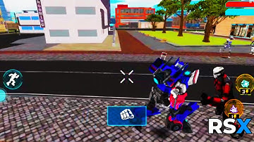 Optimus Prime Robot – Robot City Car Battle 2025 (Day 1) | Android Gameplay
