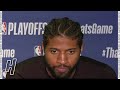Paul George Talks Game 5 Win Without Kawhi,Postgame Interview | 2021 NBA Playoffs